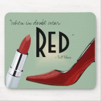 "Abnutzung ROT" mousepad