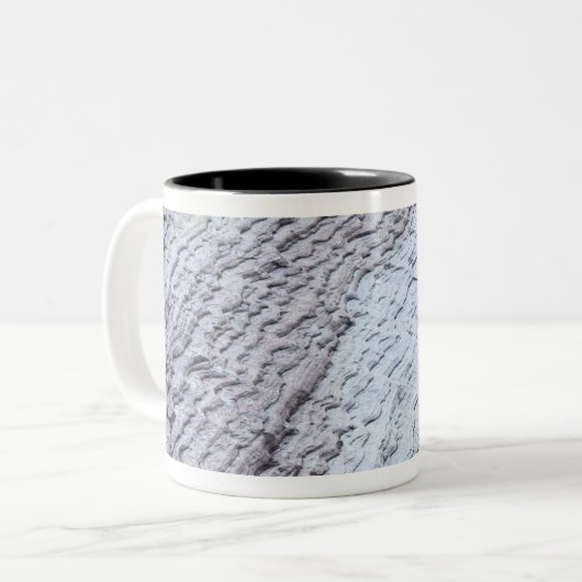 Abnutzung, Zion Nationalpark, Utah 2 Zweifarbige Tasse (Vorderseite Links)