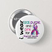 Abnutzungs-Band des Schilddrüsenkrebs-I für Button (Vorne & Hinten)