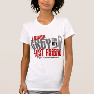 Abnutzungs-Grau des Hirntumor-I für meinen besten T-Shirt