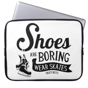 Abnutzungs-Hockey-Skate-Schuhe bohren Laptopschutzhülle