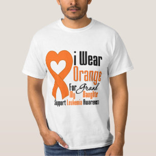 Abnutzungs-orange Band der Leukämie-I für meine T-Shirt