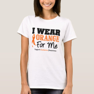 Abnutzungs-Orange der Leukämie-I für mich T-Shirt
