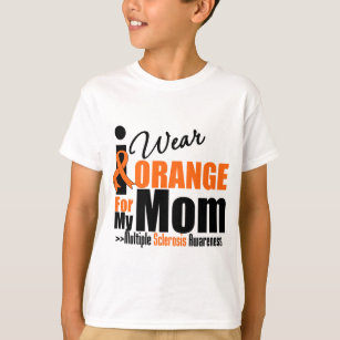 Abnutzungs-Orange der Sklerose-I für meine Mamma T-Shirt