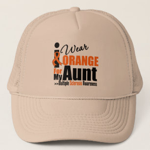 Abnutzungs-Orange der Sklerose-I für meine Tante Truckerkappe