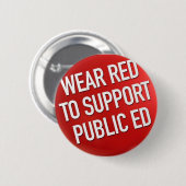 Abnutzungsrot, zum von allgemeinem Ed zu stützen Button (Vorne & Hinten)