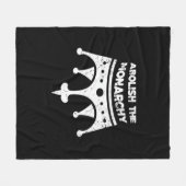 Abolish Anti No Kings In America Bumper Classic Fleecedecke (Vorderseite (Horizontal))