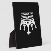 Abolish Anti No Kings In America Bumper Classic Fotoplatte (Seite)