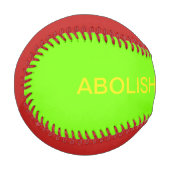 ABOLISH BLANDNESS (Text) Baseball (Vorderseite Links)