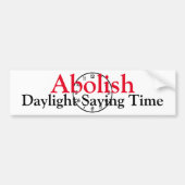 Abolish Daylight Rettend Zeit Autoaufkleber (Vorne)