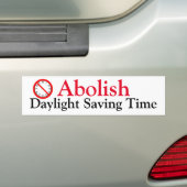Abolish Daylight Rettend Zeit Autoaufkleber (Auf Auto)