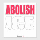Abolish ICE Aufkleber (Blatt)