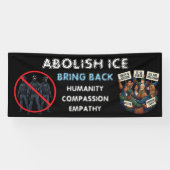 Abolish ICE | Bring Back Compassion and Empathy Banner (Horizontal)