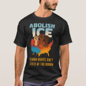 ABOLISH ICE Melting USA - Bold Protest Design | T-Shirt (Vorderseite)