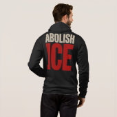 Abolish ICE Minimalist Protest Typography Design Hoodie (Schwarz voll)