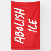 Abolish ICE Overpass Protest Banner (Vertikal)