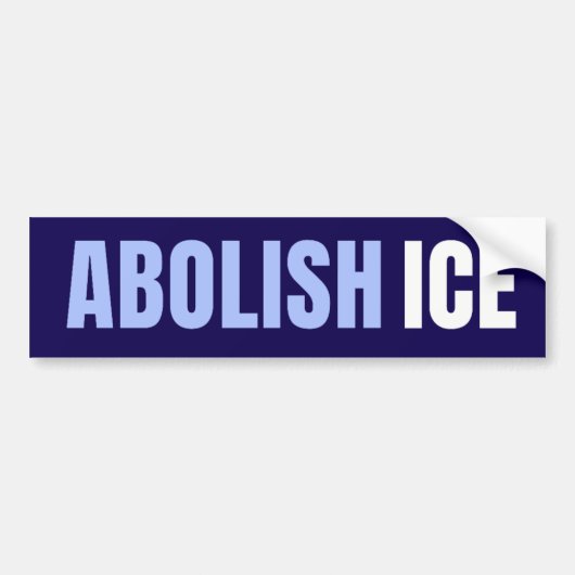 Abolish ICE Political Anti Trump Autoaufkleber (Vorne)