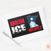 Abolish ICE Rechteckiger Aufkleber (Umschlag)