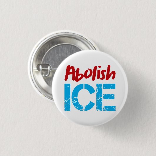 Abolish ICE | Red Blue Button (Vorne & Hinten)