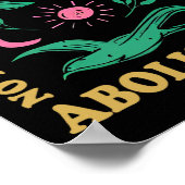 Abolish Ice Retro Protest und widerstehen Support  Poster (Ecke)