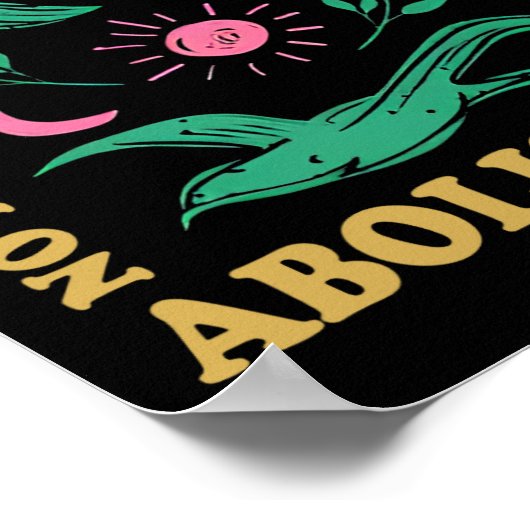 Abolish Ice Retro Protest und widerstehen Support  Poster (Ecke)