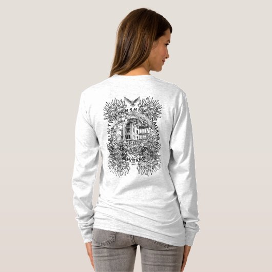 Abolish Nukleare Waffen leichter, lang Ärmeliger T T-Shirt (Schwarz voll)