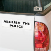 Abolish the Police Bumper Sticker Autoaufkleber (Auf Lkw)