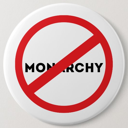 Abolish vom Monarchie Magnet Button (Vorderseite)