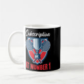 Abonnement bei Nummer 1 Funny Badminton 2 Kaffeetasse (Links)