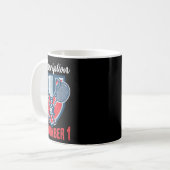 Abonnement bei Nummer 1 Lustiger Badminton  Kaffeetasse (Vorderseite Links)