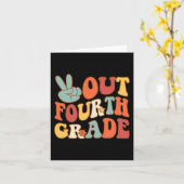 Abonnieren Sie die vierte Klasse Groovy Letzten Ta Karte (Gelbe Blume)