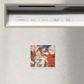 Abonnieren Sie "Frieden durch Sieg" Magnet (In Situ (Geschirrspüler))