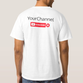 Abonnieren Sie Youtube Channel Name Custom T - Shi T-Shirt