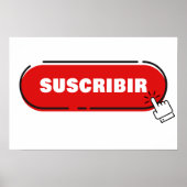 Abonnieren - Social Media Content Creator Spanisch Poster (Vorne)