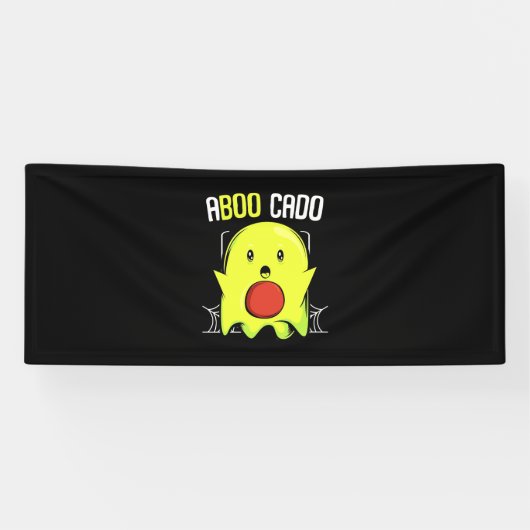 Aboocado Avocado Halloween Banner (Horizontal)