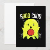 Aboocado Avocado Halloween Einladung (Vorne/Hinten)