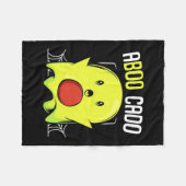 Aboocado Avocado Halloween Fleecedecke (Vorderseite (Horizontal))