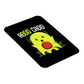 Aboocado Avocado Halloween Magnet (Rechte Seite)