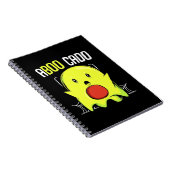Aboocado Avocado Halloween Notizblock (Rechte Seite)