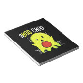 Aboocado Avocado Halloween Notizblock (angewinkelt)