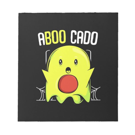 Aboocado Avocado Halloween Notizblock (Vorderseite)