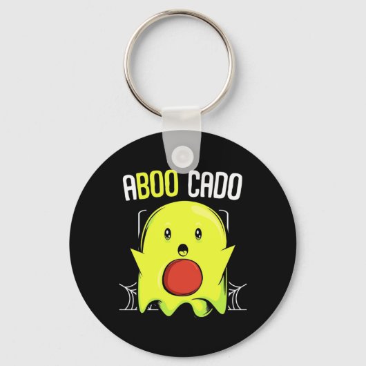Aboocado Avocado Halloween Schlüsselanhänger (Vorderseite)