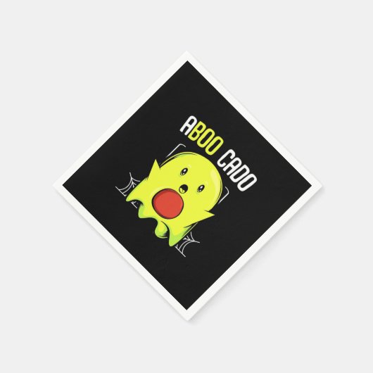 Aboocado Avocado Halloween Serviette (Ecke)