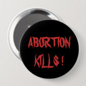 ABORD KILLS ! BUTTON (Vorne & Hinten)