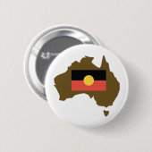 Aborginal Flag Button (Vorne & Hinten)