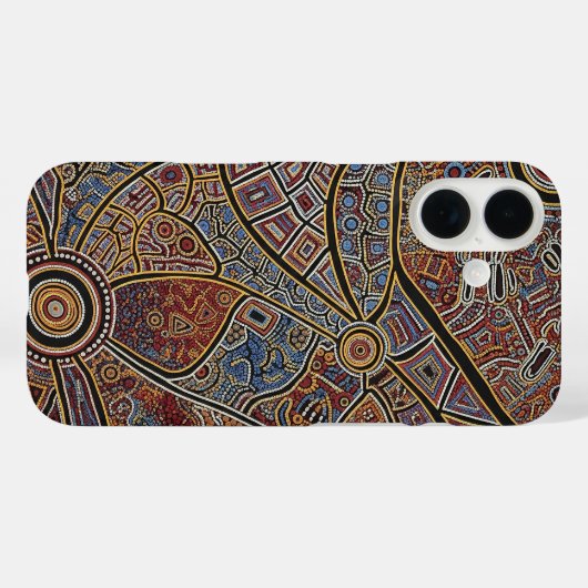 ABORIGINAL ART Case-Mate iPhone HÜLLE (Rückseite (Horizontal))