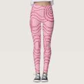 Aboriginal Art Gumnut Leggings (Vorderseite)