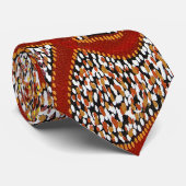 Aboriginal Art Neck Tie - Majestic Mountain Krawatte (Gerollt)