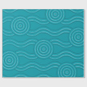 Aboriginal Art Reef Geschenkpapier (Flach)