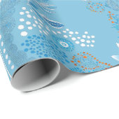 Aboriginal Art Wrapping Paper Geschenkpapier (Rolleneckpunkt)